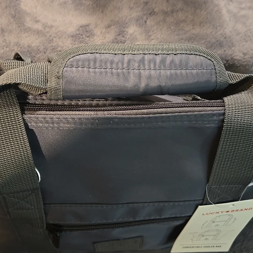 Lucky Brand Charcoal Convertible Cooler Bag